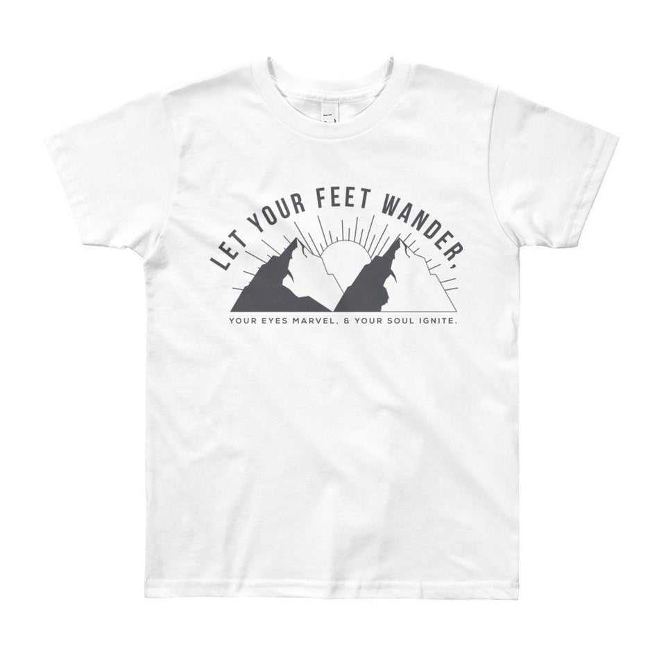 Let Your Feet Wander Youth Tee