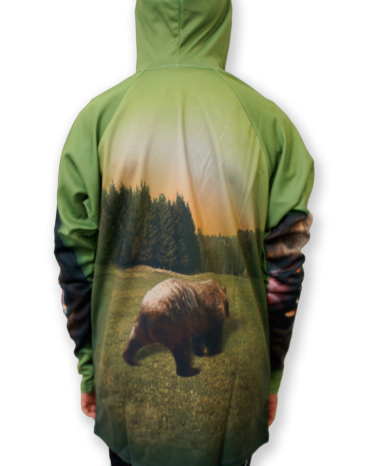 GRIZZLY BEAR Hoodie Chomp Shirt by MOUTHMAN®