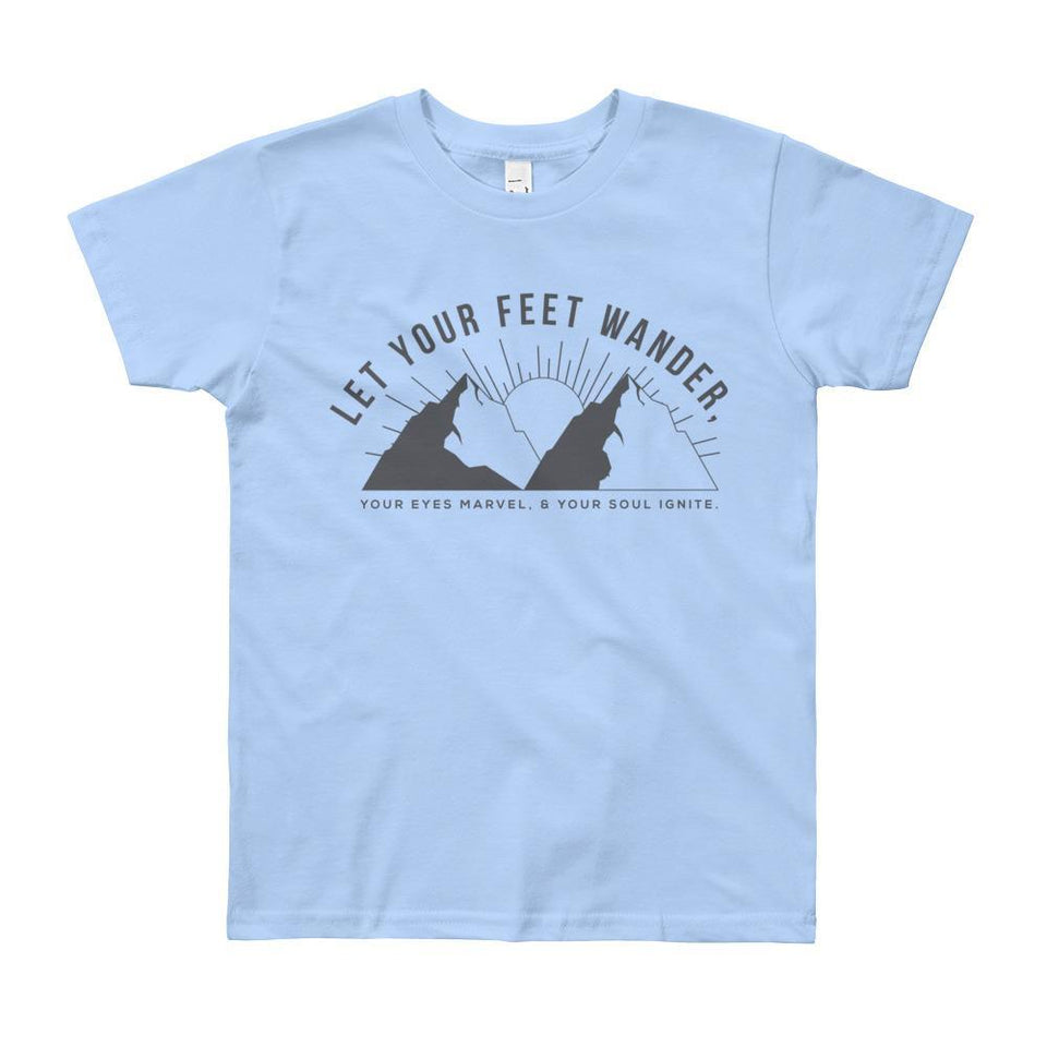 Let Your Feet Wander Youth Tee