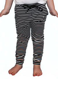 Lightweight Fitted Stripe - Pocket Joggers - Kids